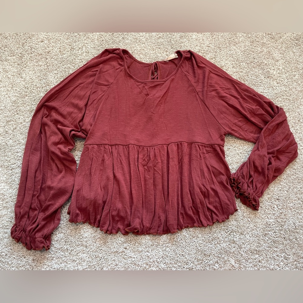 Altar’d State knit top with tie back size Medium